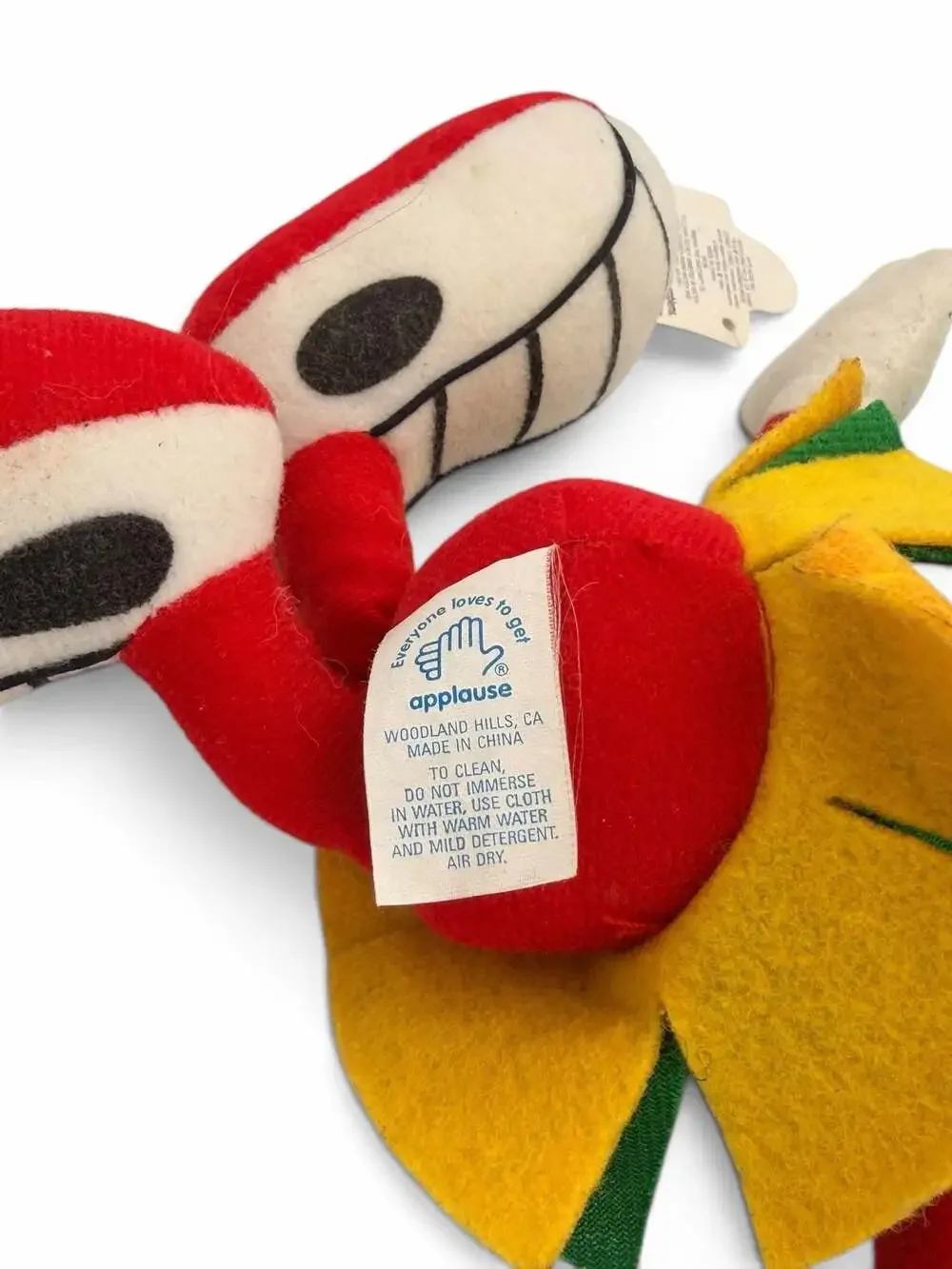 Vintage Looney Tunes Marvin the Martian Poseable Plush Toy Applause with Tag